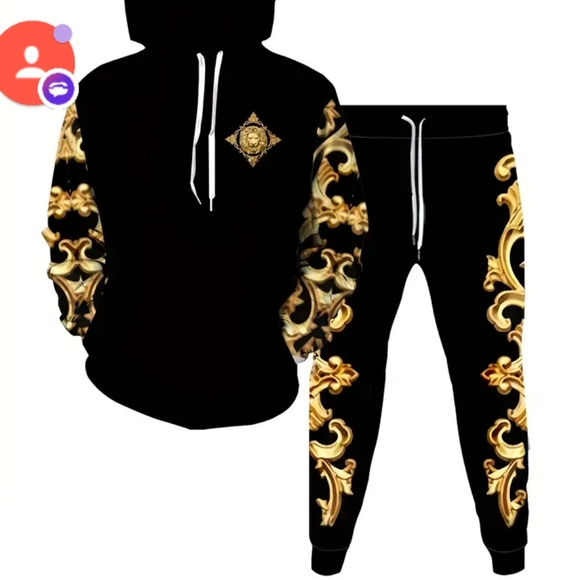 Two-piece sweat suit cotton and polyester - Picture 3 of 4